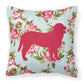 Dog Breed Shabby Chic Fabric Decorative Pillow Carolines Treasures, Inc