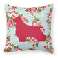 Dog Breed Shabby Chic Fabric Decorative Pillow Carolines Treasures, Inc