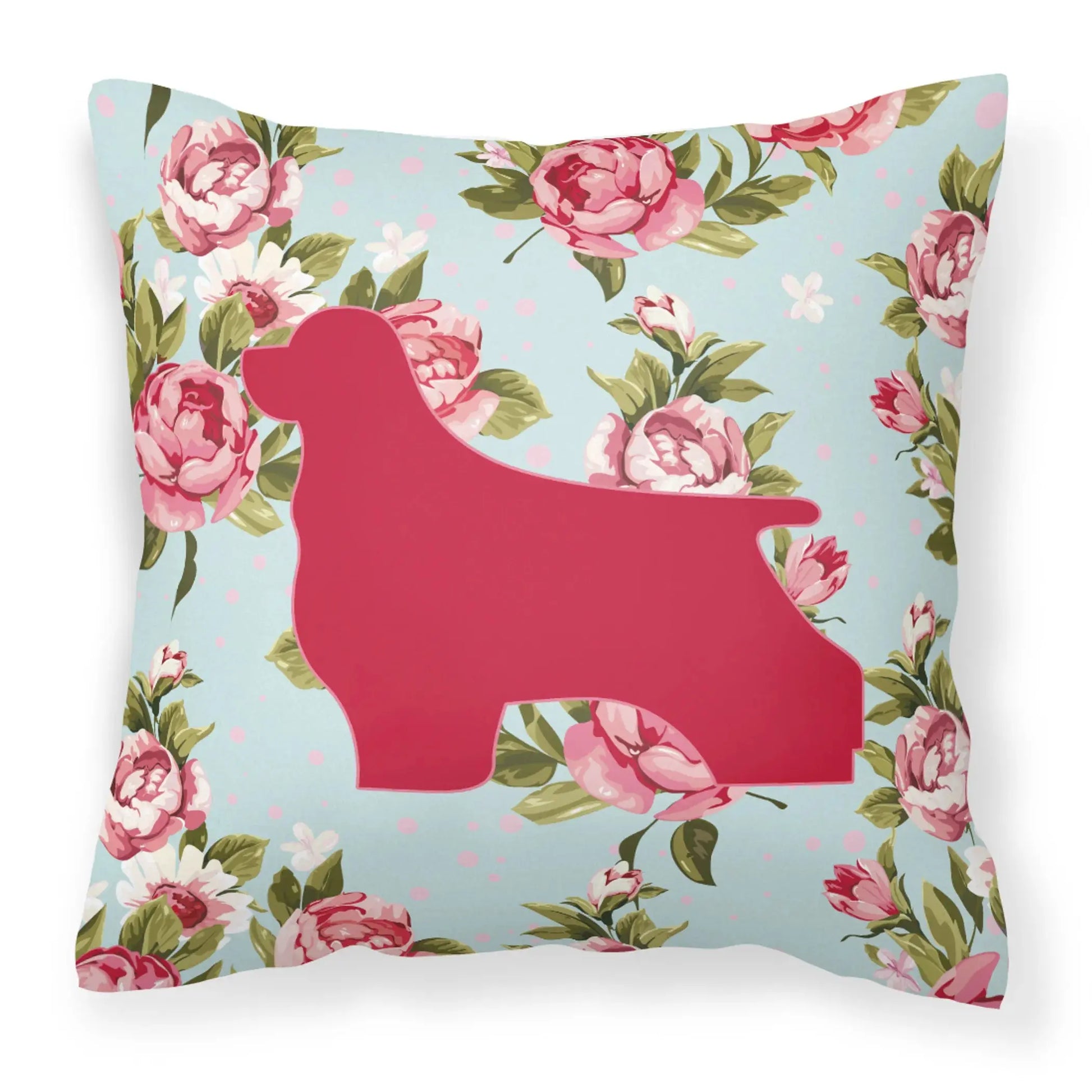 Dog Breed Shabby Chic Fabric Decorative Pillow Carolines Treasures, Inc