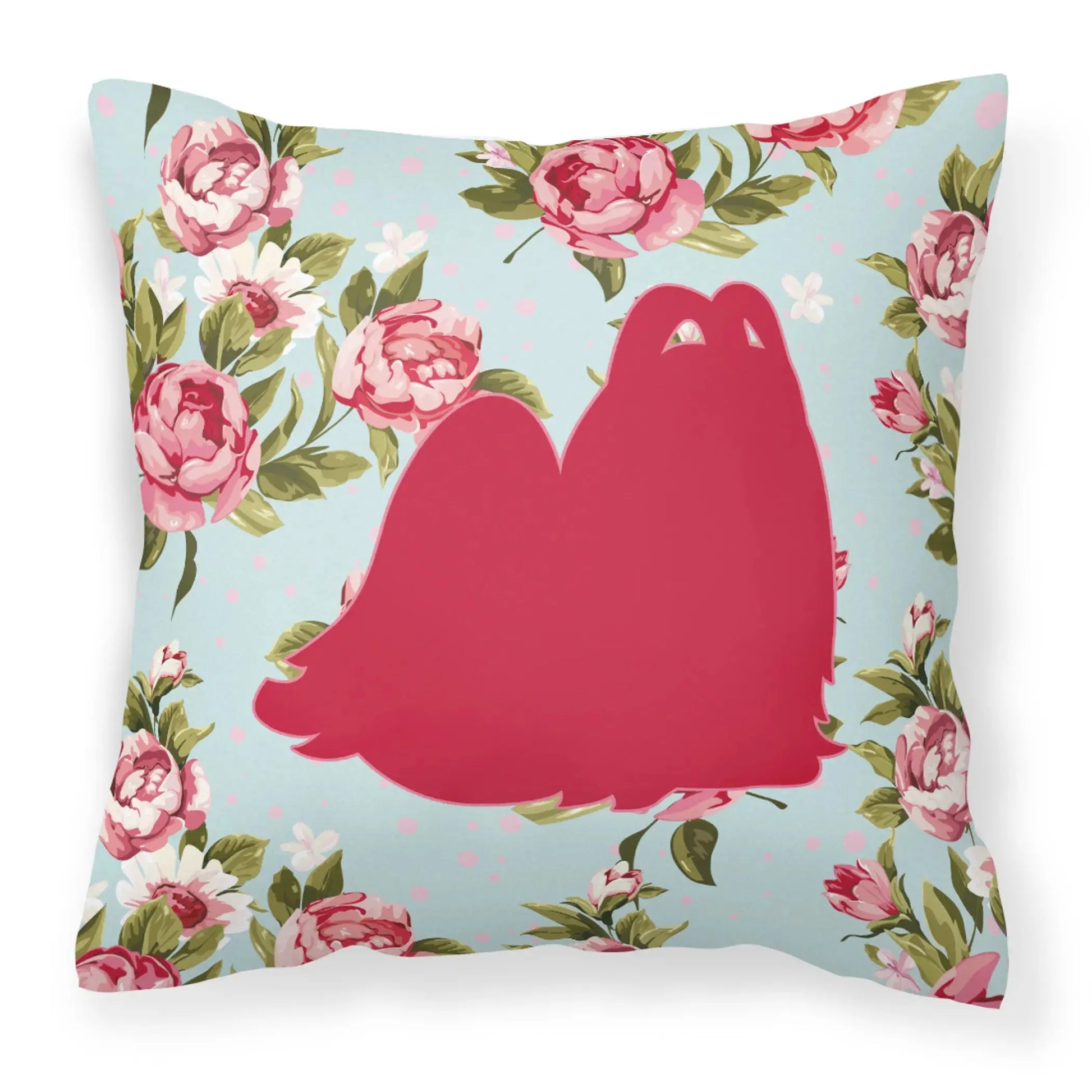 Dog Breed Shabby Chic Fabric Decorative Pillow Carolines Treasures, Inc