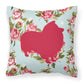 Dog Breed Shabby Chic Fabric Decorative Pillow Carolines Treasures, Inc