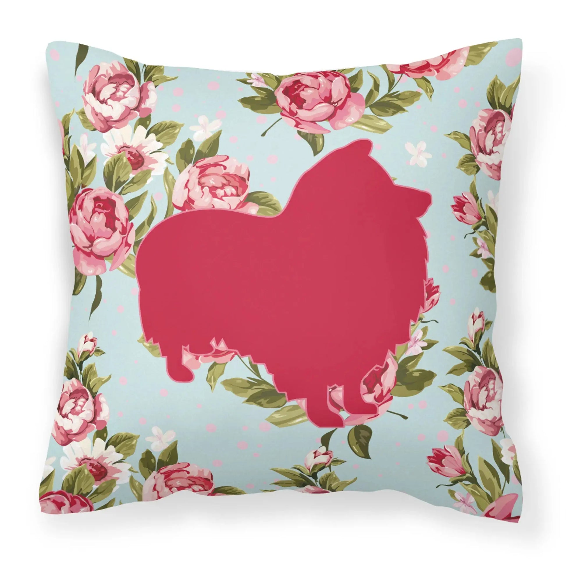 Dog Breed Shabby Chic Fabric Decorative Pillow Carolines Treasures, Inc