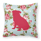 Dog Breed Shabby Chic Fabric Decorative Pillow Carolines Treasures, Inc