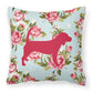 Dog Breed Shabby Chic Fabric Decorative Pillow Carolines Treasures, Inc
