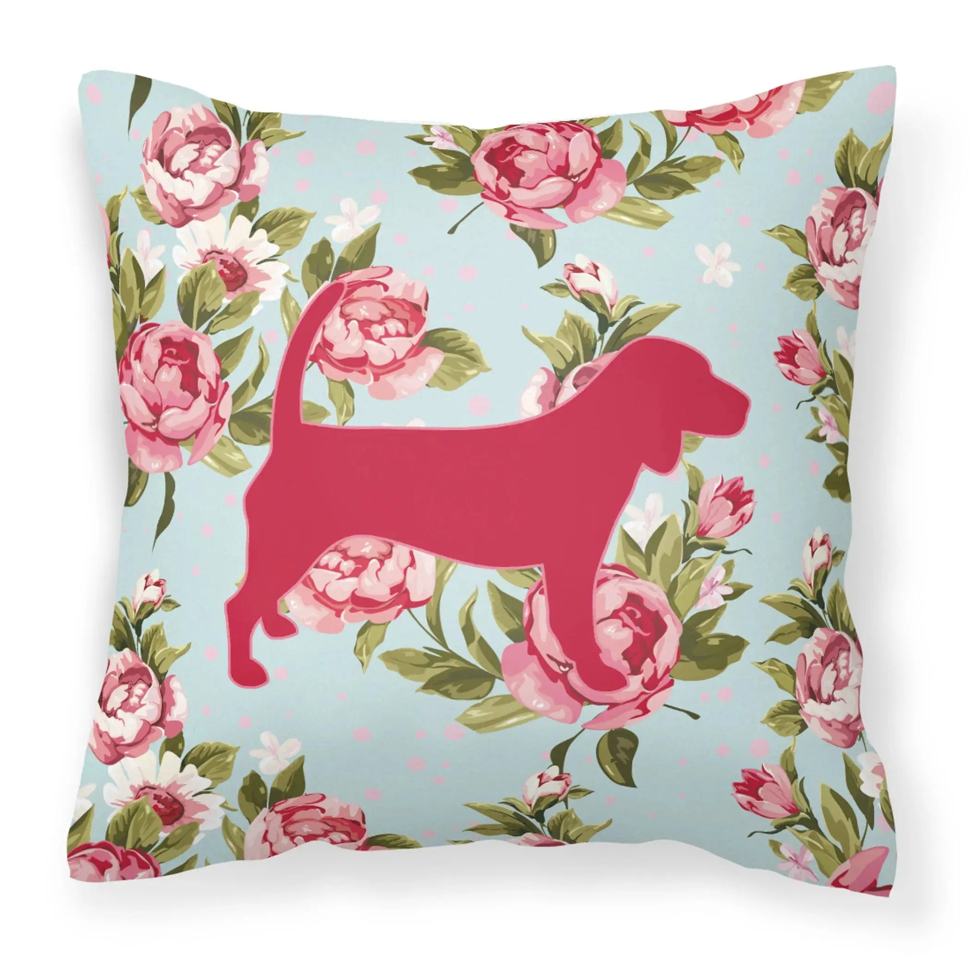 Dog Breed Shabby Chic Fabric Decorative Pillow Carolines Treasures, Inc