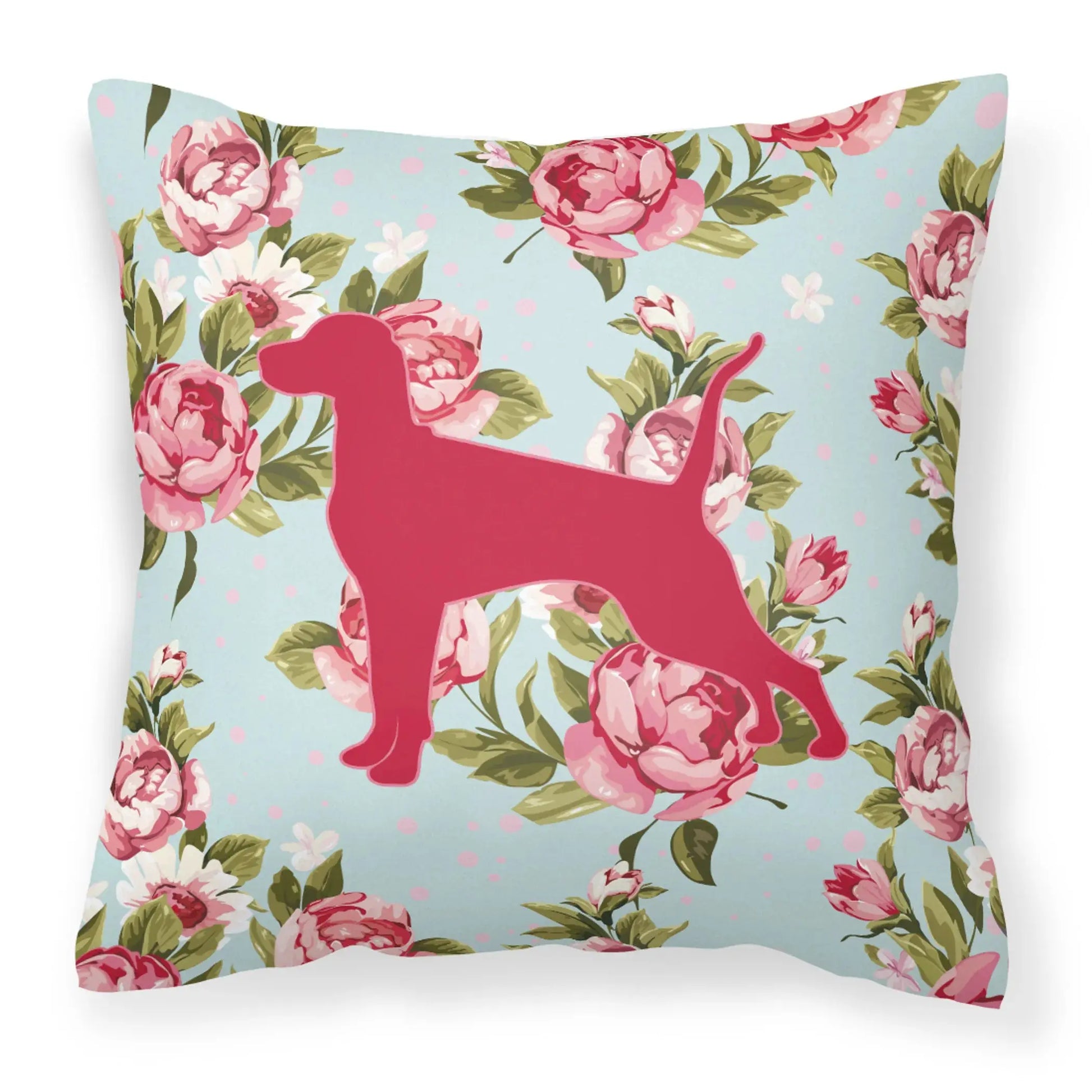 Dog Breed Shabby Chic Fabric Decorative Pillow Carolines Treasures, Inc