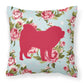 Dog Breed Shabby Chic Fabric Decorative Pillow Carolines Treasures, Inc