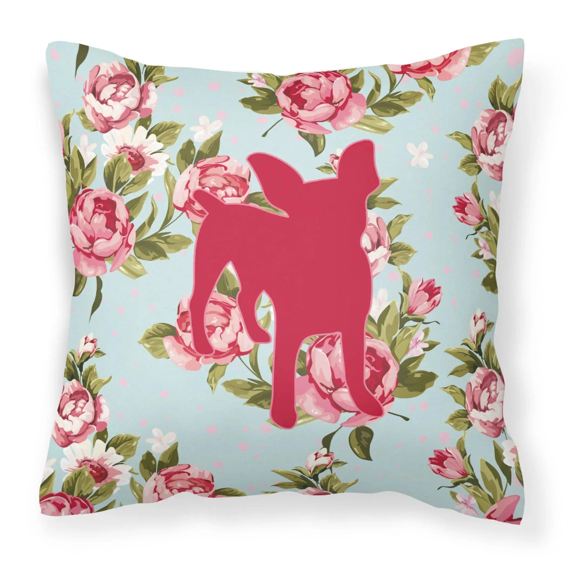 Dog Breed Shabby Chic Fabric Decorative Pillow Carolines Treasures, Inc