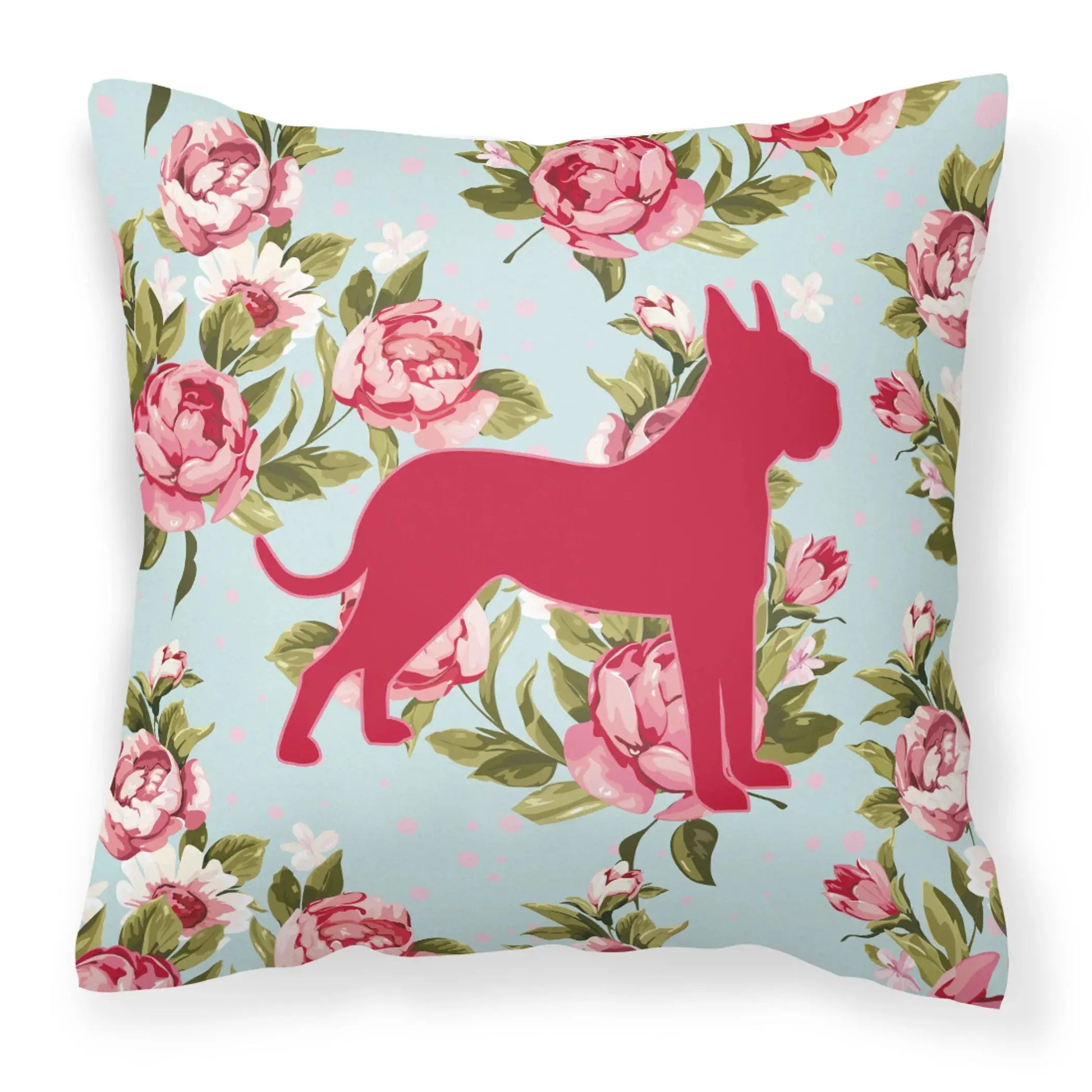 Dog Breed Shabby Chic Fabric Decorative Pillow Carolines Treasures, Inc