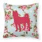 Dog Breed Shabby Chic Fabric Decorative Pillow Carolines Treasures, Inc