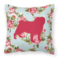 Dog Breed Shabby Chic Fabric Decorative Pillow Carolines Treasures, Inc
