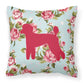 Dog Breed Shabby Chic Fabric Decorative Pillow Carolines Treasures, Inc