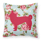 Dog Breed Shabby Chic Fabric Decorative Pillow Carolines Treasures, Inc