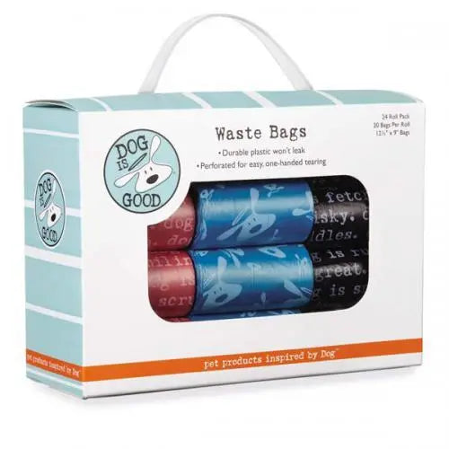 Dog Is Good Signature Waste Bags BearwoodEssentials-Elevated Pet Feeders