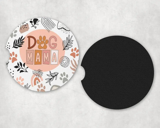 Dog Mama|Car Coaster Set BearwoodEssentials-Elevated Pet Feeders