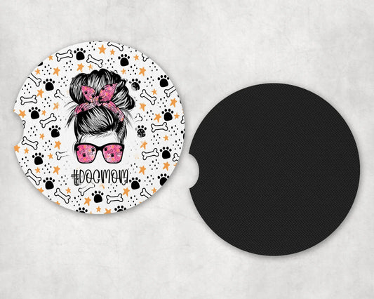 Dog Mom|Car Coaster Set Rowdy Ridge Co
