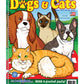 Dogs and Cats Coloring Book Really Big Coloring Books