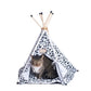 Armarkat Pet Tent/Teepee Style Cat Bed C46, w/Durable Fabric BearwoodEssentials-Elevated Pet Feeders