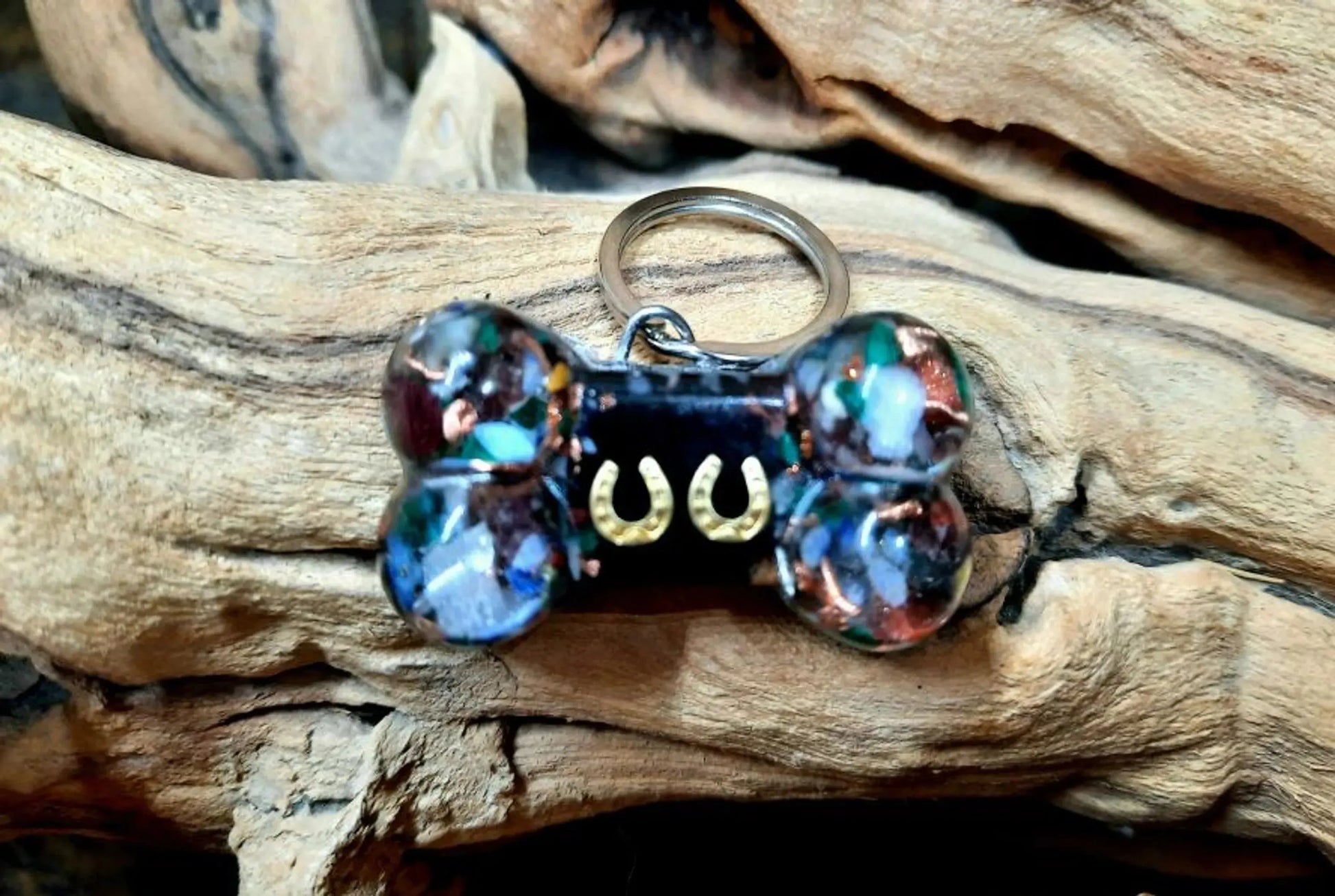 EMF 5G protection Pet Charm DogBone Secret Synergy Stones