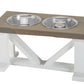 Elevated Dog Bowl, Classic Farmhouse, With Slow Feeder Option BearwoodEssentials-Elevated Pet Feeders