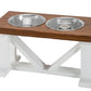 Elevated Dog Bowl, Classic Farmhouse, With Slow Feeder Option BearwoodEssentials-Elevated Pet Feeders