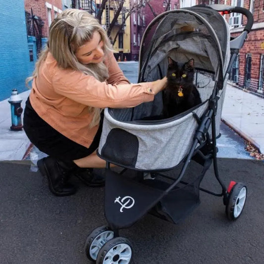 Glacier Pet Stroller BearwoodEssentials-Elevated Pet Feeders