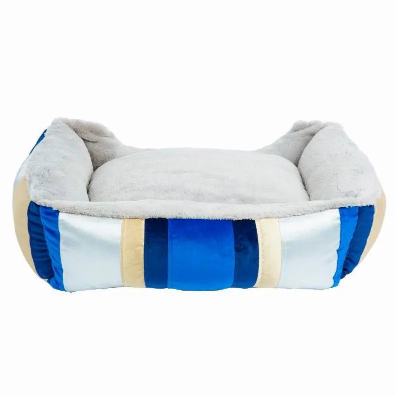 Golden Waves Reversible Pet Bed BearwoodEssentials-Elevated Pet Feeders