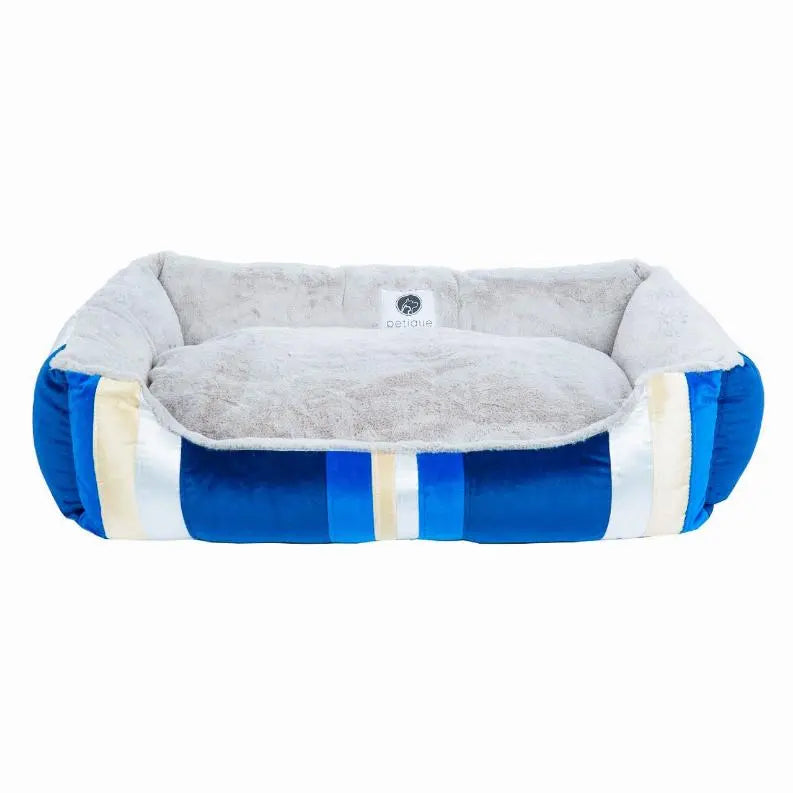 Golden Waves Reversible Pet Bed BearwoodEssentials-Elevated Pet Feeders