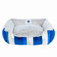 Golden Waves Reversible Pet Bed BearwoodEssentials-Elevated Pet Feeders