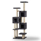 Griant Real Wood Cat Tower for Multiple Cats  A8104 BearwoodEssentials-Elevated Pet Feeders