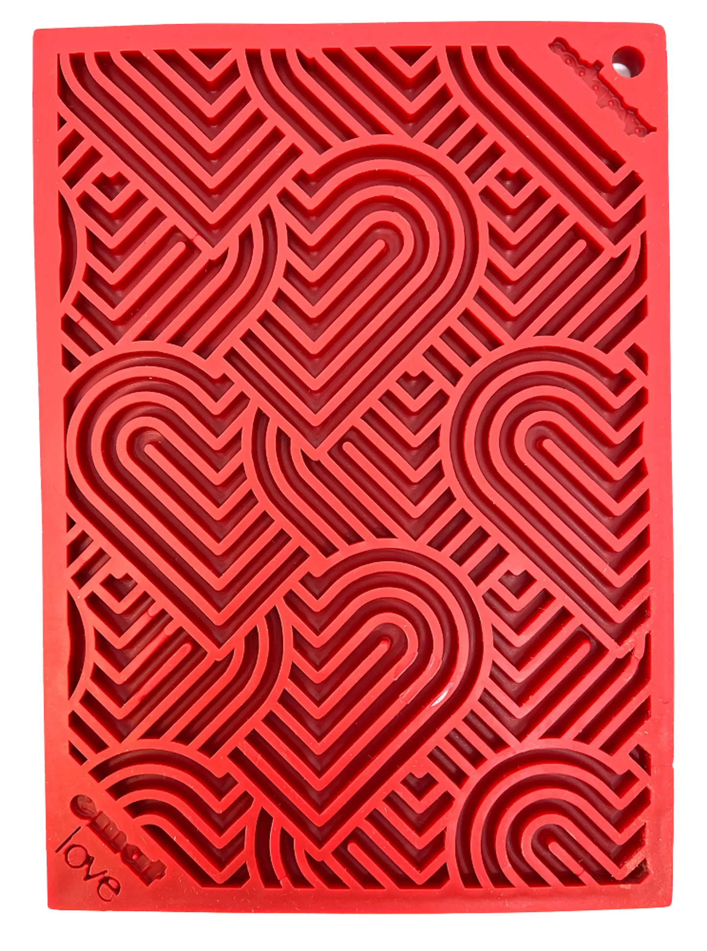 Heart Design "Love" eMat Enrichment Lick Mat SodaPup