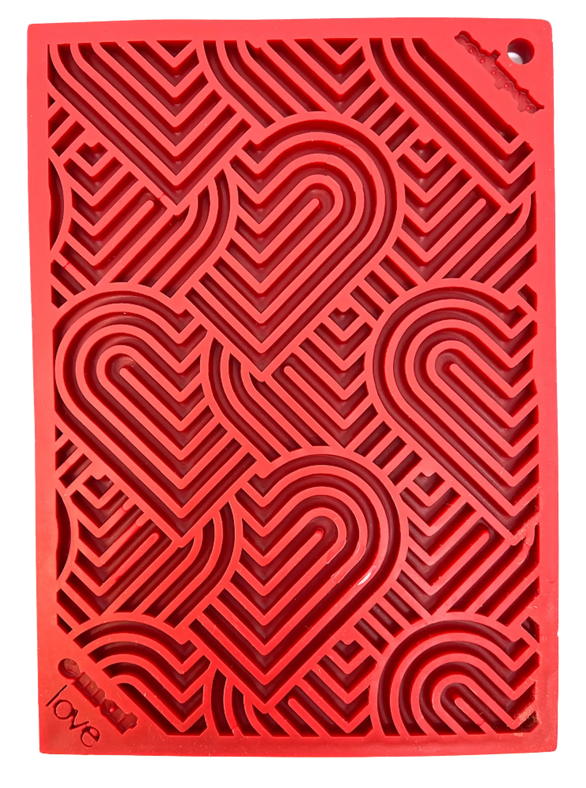 Heart Design "Love" eMat Enrichment Lick Mat SodaPup