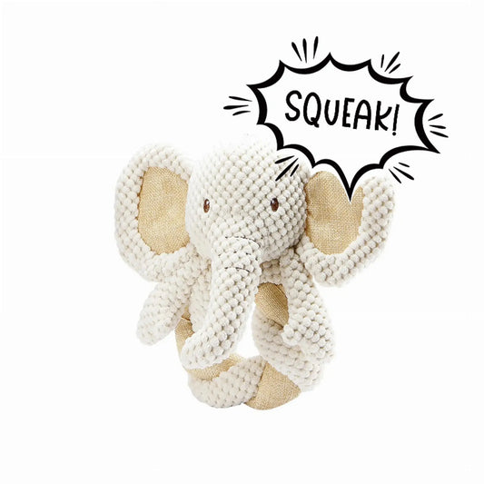 Hemp Elephant Twist Pet Toy Petique