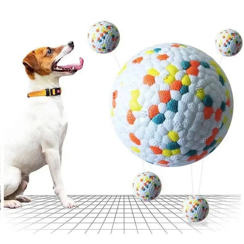 Indestructible Ball Dog Toy BearwoodEssentials-Elevated Pet Feeders