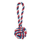 Jax & Bones Red, White and Blue Large Knot Rope Dog Toy BearwoodEssentials-Elevated Pet Feeders