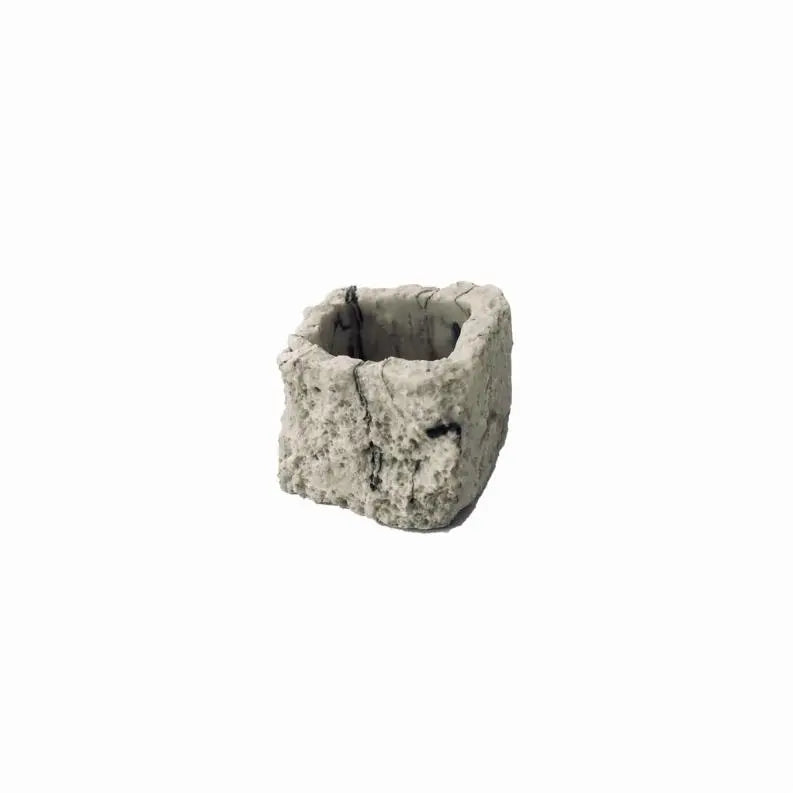 Jungle Bob White Resin Water Bowl BearwoodEssentials-Elevated Pet Feeders