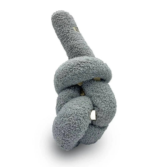 Knott Dog Plush Toy - Grey Come Here Buddy