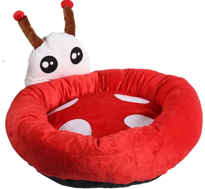 Ladybug Little Pet Nest BearwoodEssentials-Elevated Pet Feeders