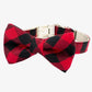 Lake Tahoe Bow Tie Dog Collar BearwoodEssentials-Elevated Pet Feeders