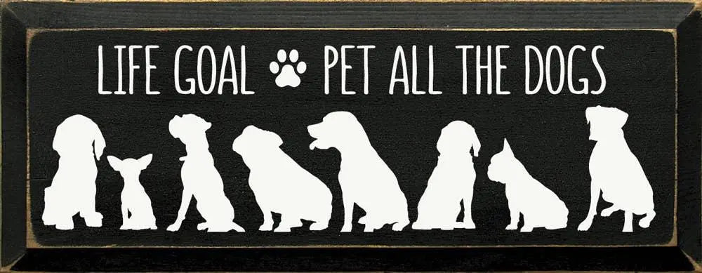 Life Goal Pet All The Dogs BearwoodEssentials-Elevated Pet Feeders