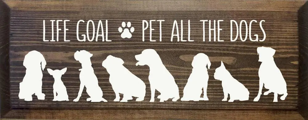 Life Goal Pet All The Dogs BearwoodEssentials-Elevated Pet Feeders