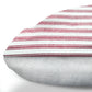 Marblehead Light Red Ticking Stripe Farmhouse Duvet Style Dog Bed Nauti-dog Handmade