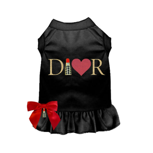 Miss Dior-able Lipstick Dress- Dog Dress Bark Fifth Avenue