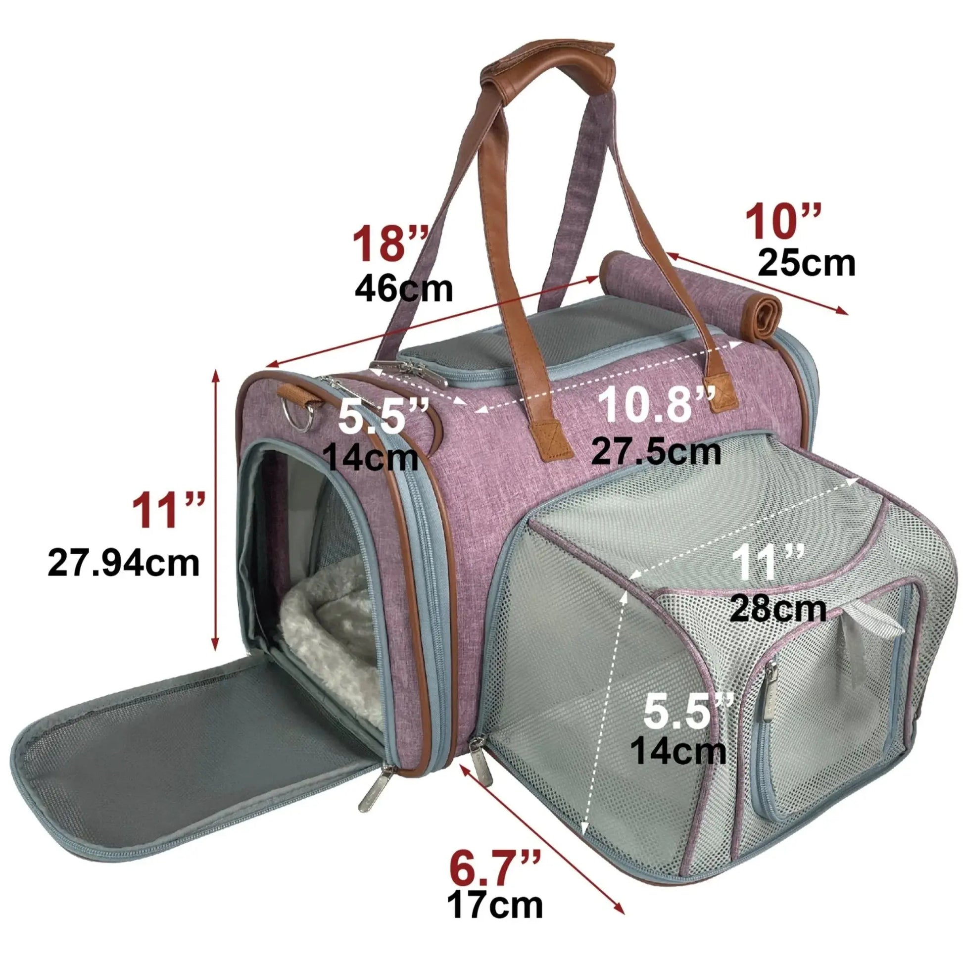Mr. Peanut's Gold Series Standard Size Expandable Pet Carrier Mr. Peanut's Premium Products