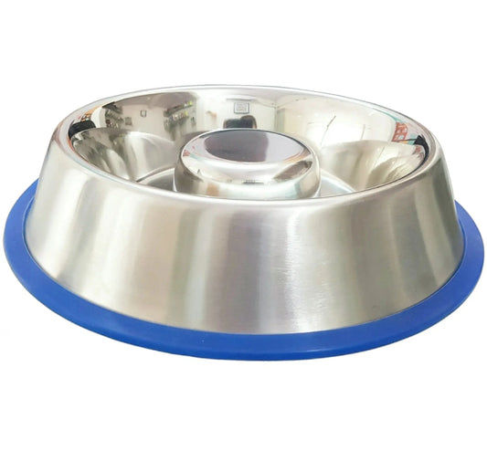 Mr. Peanut's Slow Feed Anti Bloat Dog Bowl with Bonded Silicone Base Mr. Peanut's Premium Products