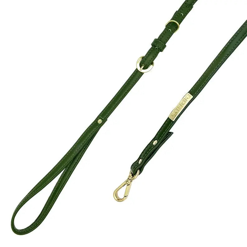 Olive Cactus Leash BearwoodEssentials-Elevated Pet Feeders