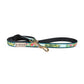 Pina Tropical Floral Pineapple Ribbon Dog Leash Nauti-dog Handmade