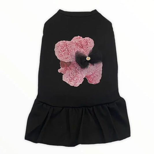 Roses and Puppy Love Dress BearwoodEssentials-Elevated Pet Feeders