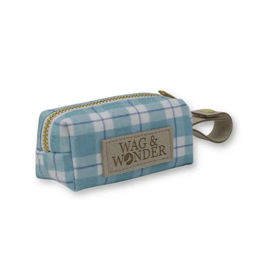 Seaside Plaid Waste Bag Holder BearwoodEssentials-Elevated Pet Feeders