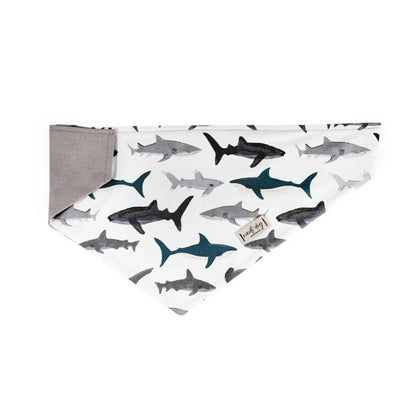 Shark! Over-the-collar Dog Bandana Nauti-dog Handmade